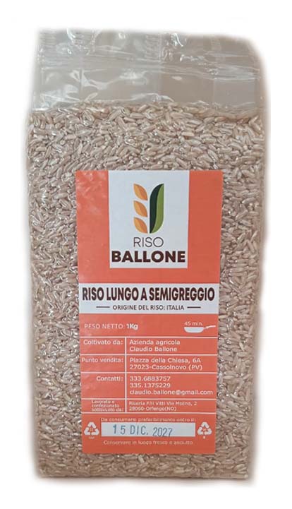 RISO LUNGO SEMIGREGGIO